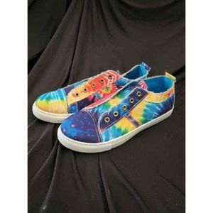 Outwoods Tye-dye Shoes Size 10 narrow shoe , very nice condition
